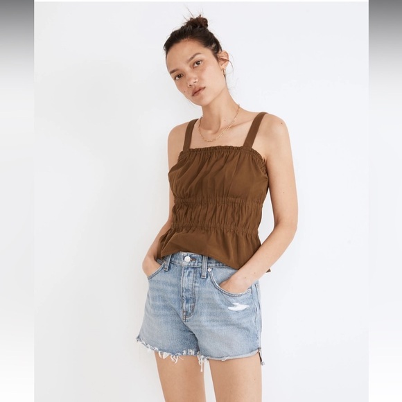 Madewell Pants - Madewell Relaxed Denim Shorts in Madera Wash: Side-Slit Edition 25 9